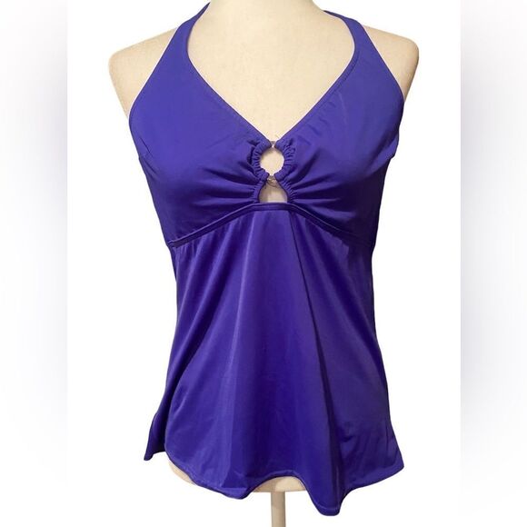 Venus Tankini Swim Top Size 16 Halter Plus Size Swim - Picture 1 of 11